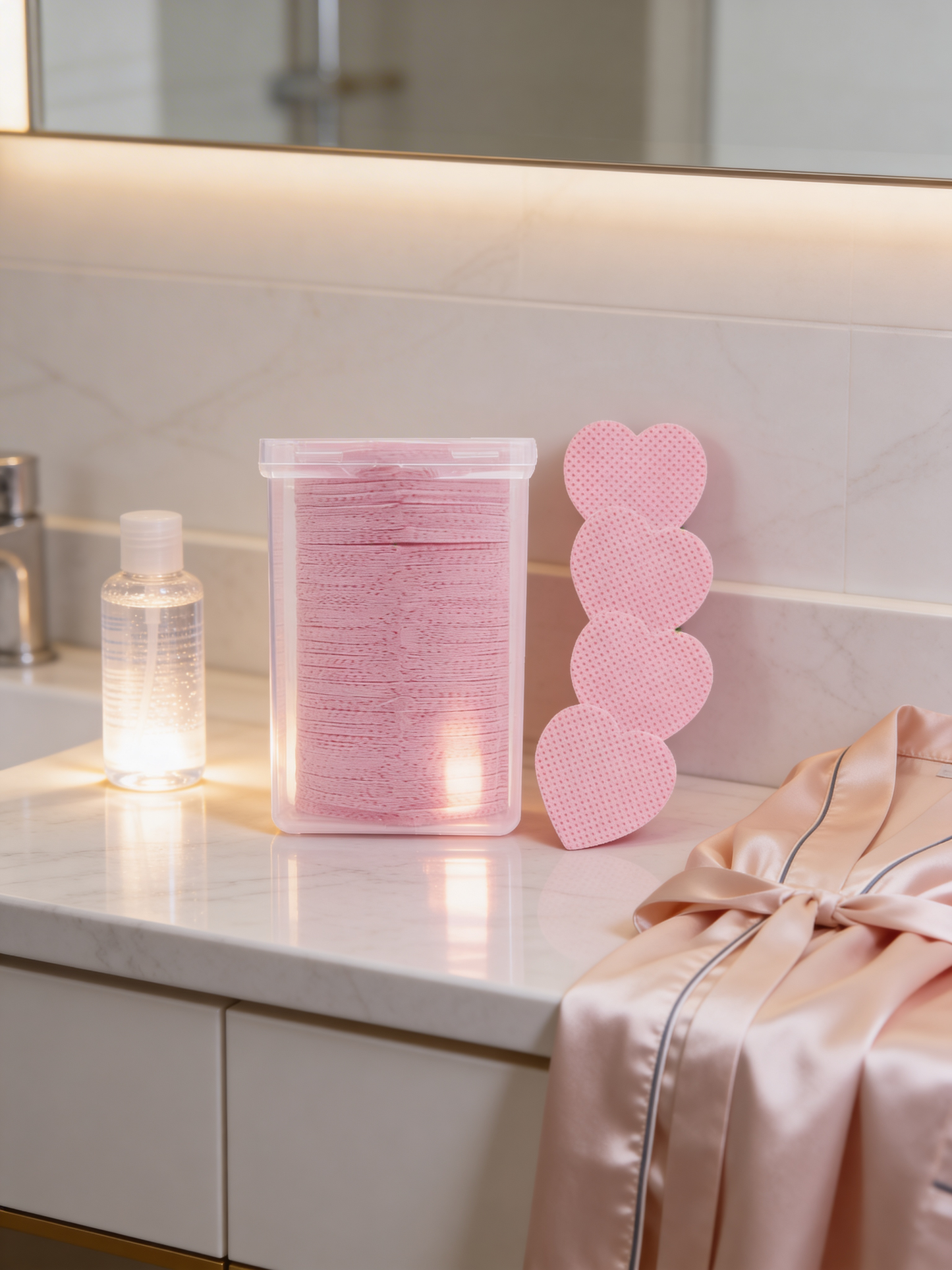 Lint-free Heart shape wipes