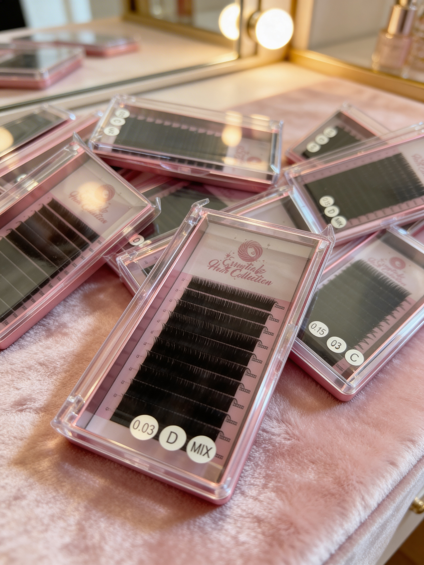 Lash design trays