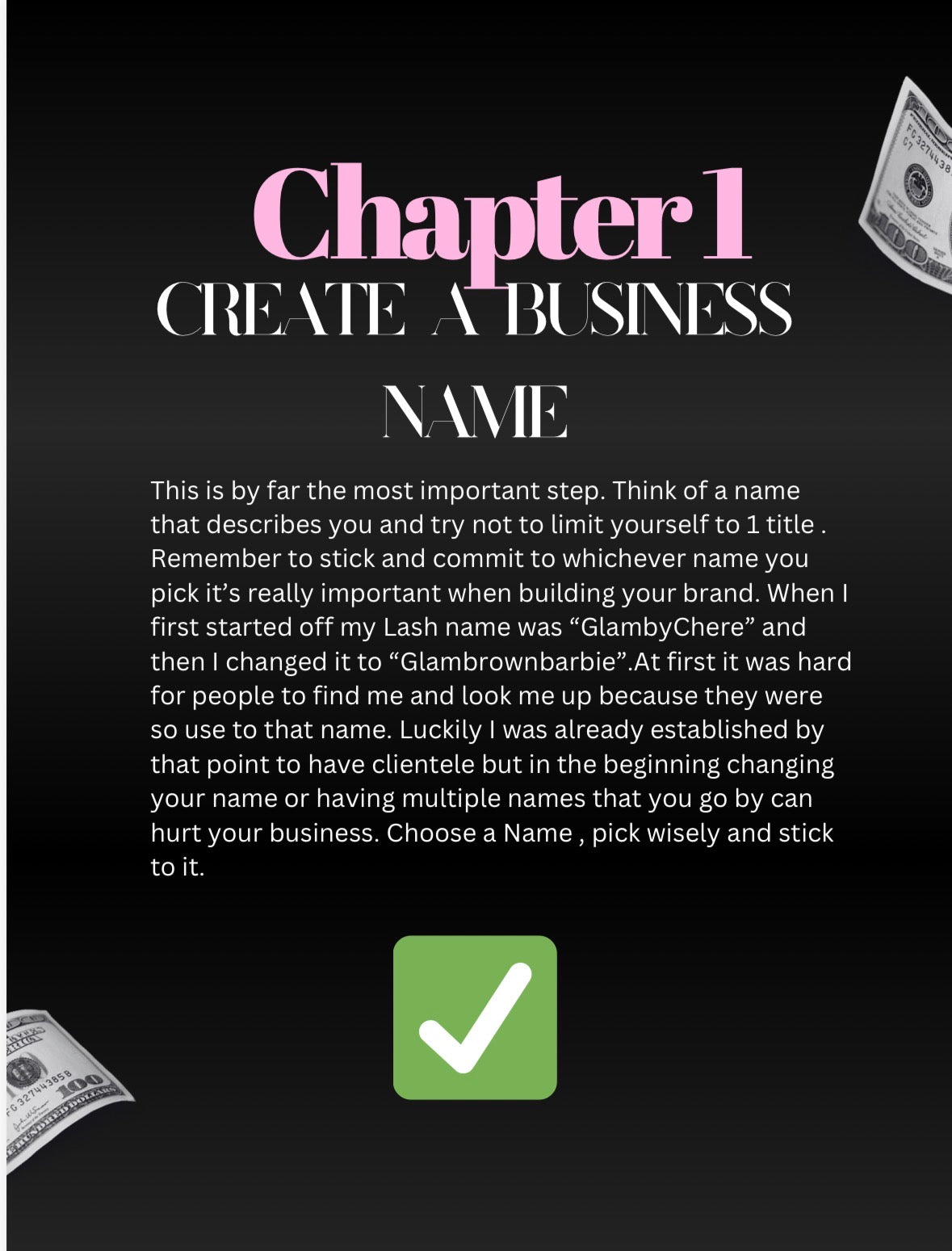 Glam’s Business Guide Ebook