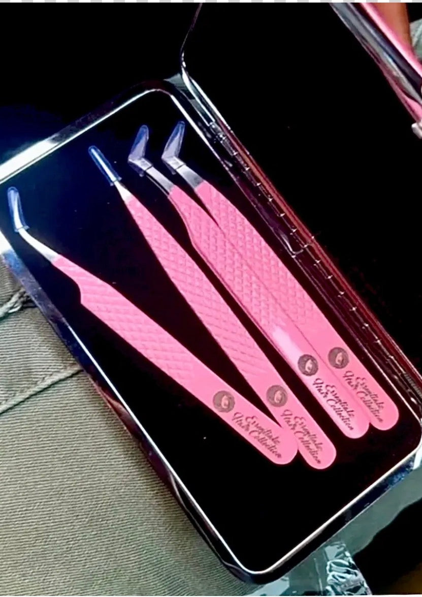 Lash tweezers for Extensions